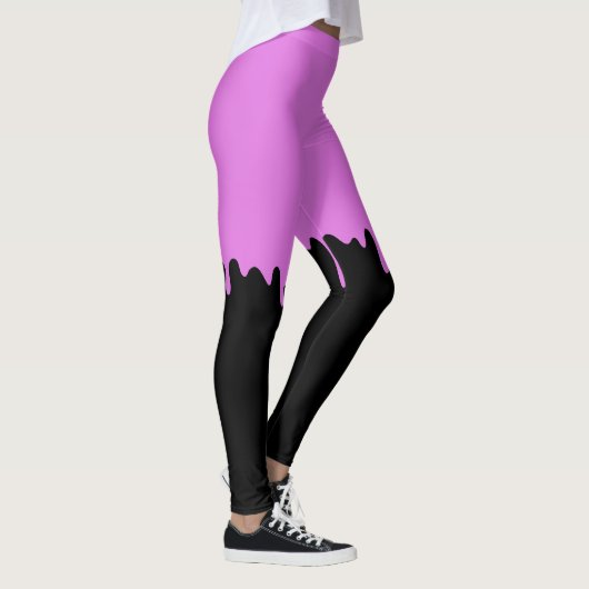 roze druipend slijm leggings (Rechts)