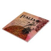 Roze druiven Italia Tegeltje (Zijkant)
