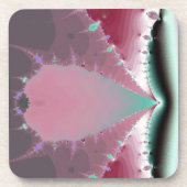 Roze drukpunt drankjes onderzetter (Voorkant)