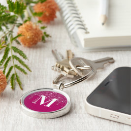 Roze druppelaar sleutelhanger