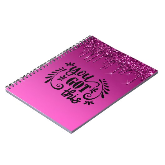 Roze druppelaar | U hebt dit Notitieboek (Linkerzijde)