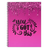 Roze druppelaar | U hebt dit Notitieboek (Voorkant)