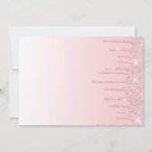 Roze druppelaar | Zoet 16 Kaart (Achterkant)