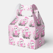 Roze Duck Favor Box Bedankdoosjes (Voorkant Zijde)