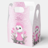 Roze Duck Favor Box Bedankdoosjes (Geopend)