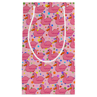 Roze Duck Gift Bag Klein Cadeauzakje
