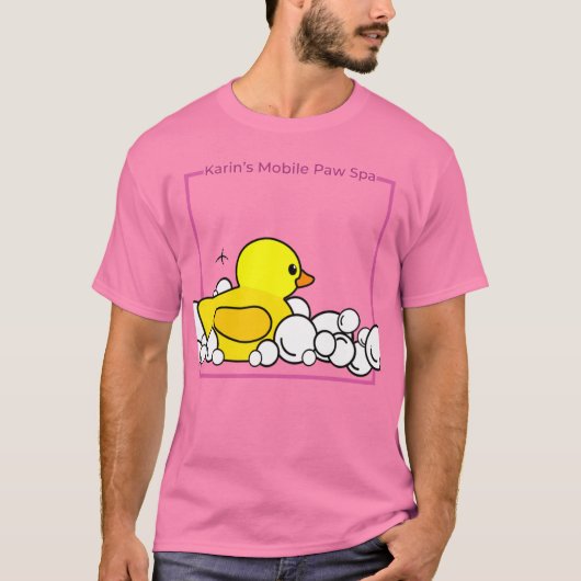 Roze Duck T-Shirt (Voorkant)