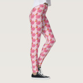 Roze Duck Women's Leggings (Rechts)