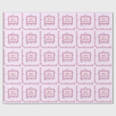 roze ducky cadeaupapier (Vlak)