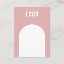 Roze dusty Arch voeg Logo juwelen toe