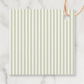 Roze Dwaas Gans Babyshower Bedankt Bedankjes Labels (Achterkant)