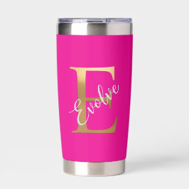 Roze E, Evolve Reisdrinkbeker Geïsoleerde Drinkbeker