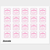 Roze Eagle Scout Prestatie Feest Favor Sticker (Vel)