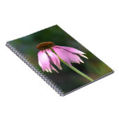 Roze Echinacea Bloem Fotografie Notitieboek (Rechterzijde)