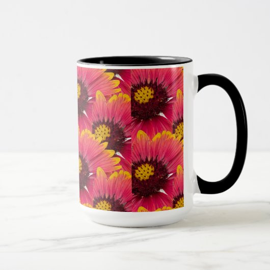 Roze Echinacea Bloemenmok Mok (Rechts)