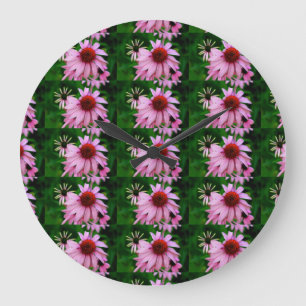 roze echinacea klok