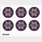 Roze Eclipse Star Afstuderen Gift Sticker (Vel)