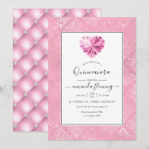 Roze Edelsteen Quinceañera