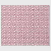 Roze edelstenen  cadeaupapier (Vlak)