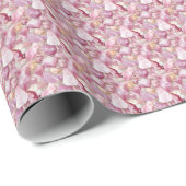 Roze edelstenen  cadeaupapier (Rol Hoek)