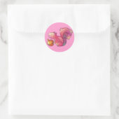 Roze eekhoorn Kleine Stickers (Tas)