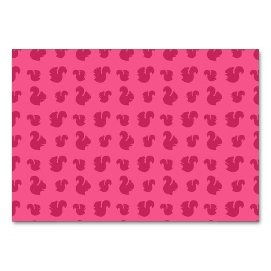 Roze eekhoornpatroon kaart (Voorkant)