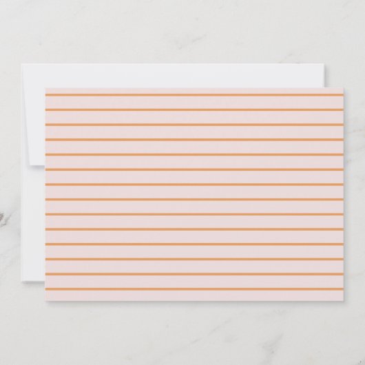 Roze een beetje boor Halloween Baby shower uitnodi Kaart (Achterkant)