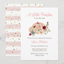 Roze een beetje pompoen is onderweg