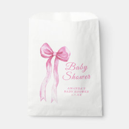 Roze Een Boog Het is Meisje Baby shower Bedankzakje