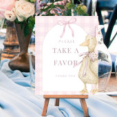 Roze Een Gekke Gans Favoriet Sign Poster