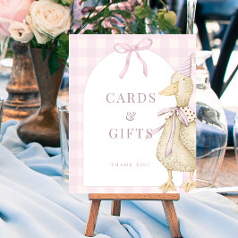 Roze Een Gekke Gans Kaarten en Geschenken Teken Po Poster