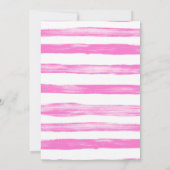 Roze één gelukkige Waterverf van de Camper 1e verj Kaart (Achterkant)