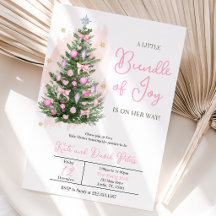 Roze Een Klein Bundeltje Van Geluk Kerst Baby Show