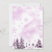 Roze een kleine uitnodiging tot het indienen van e (Achterkant)