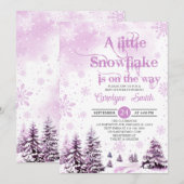 Roze een kleine uitnodiging tot het indienen van e (Voorkant / Achterkant)