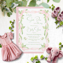 Roze Een Little Sweet Pea Girl Baby shower