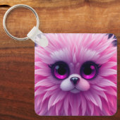 Roze Eén Sleutelhanger (Voorkant)