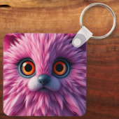 Roze Eén Sleutelhanger (Achterkant)