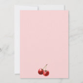 Roze Een Tini Beetje Oudere Cherry Martini 30e Ver Kaart (Achterkant)