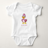 Roze Eend Baby Body Romper (Voorkant)