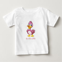 Roze Eend Baby T-Shirt