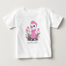 Roze Eend Baby T-Shirt