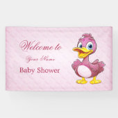 Roze Eend Banner (Horizontaal)