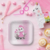 Roze eend papier Bord (Feest)