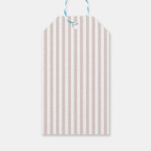 Roze Eend Silly Goose 1e Verjaardag Cadeaulabel (Achterkant)