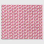 Roze Eend Verpakkend Document Cadeaupapier (Vlak)