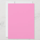 roze eenden, baby shower-uitnodiging kaart (Achterkant)