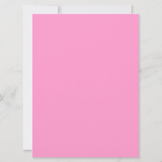 roze eenden, baby shower-uitnodiging kaart (Achterkant)