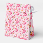 Roze Eenden, Cupcakes en Eieren Bedankdoosjes (Achterkant)