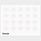 Roze Eenhoorn Borstbeeld Envelope Zegel (Vel)